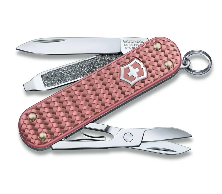 Victorinox Classic SD Precious Alox Gentle Rose Multifunktionsmesser 58mm, blassrosa