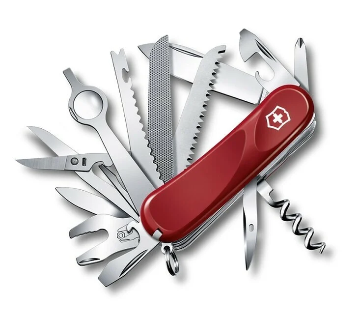 Victorinox Evolution 28 Multifunktionsmesser 85 mm, rot, 23 Funktionen