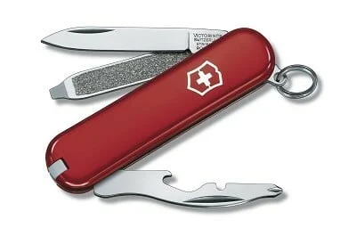 Victorinox Rally Red Multifunktionsmesser 58 mm, rot, 9 Funktionen