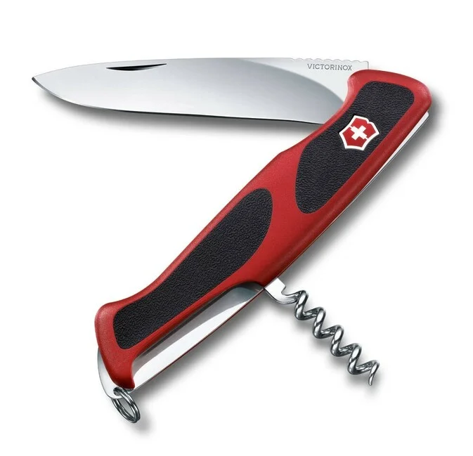 Victorinox RangerGrip 52 Multifunktionsmesser 130 mm, rot-schwarz, 5 Funktionen