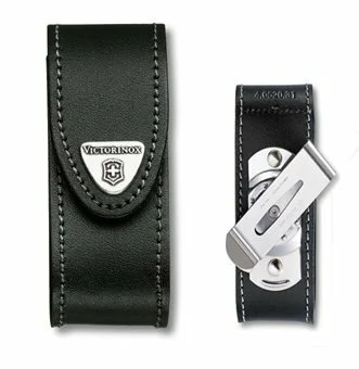 Victorinox schwarzes Lederholster 91 mm