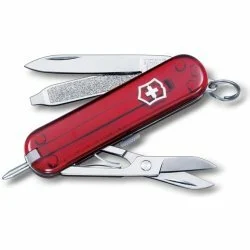 Victorinox Signature Ruby Multifunktionsmesser 58 mm, transparent rot, 7 Funktionen