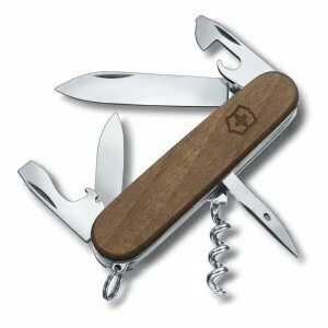 Victorinox Spartan Wood Multifunktionsmesser 91 mm, Walnussholz, 10 Funktionen