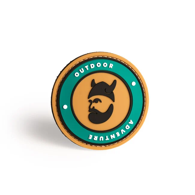 WARAGOD Klettabzeichen 3D Outdoor Adventure 6cm