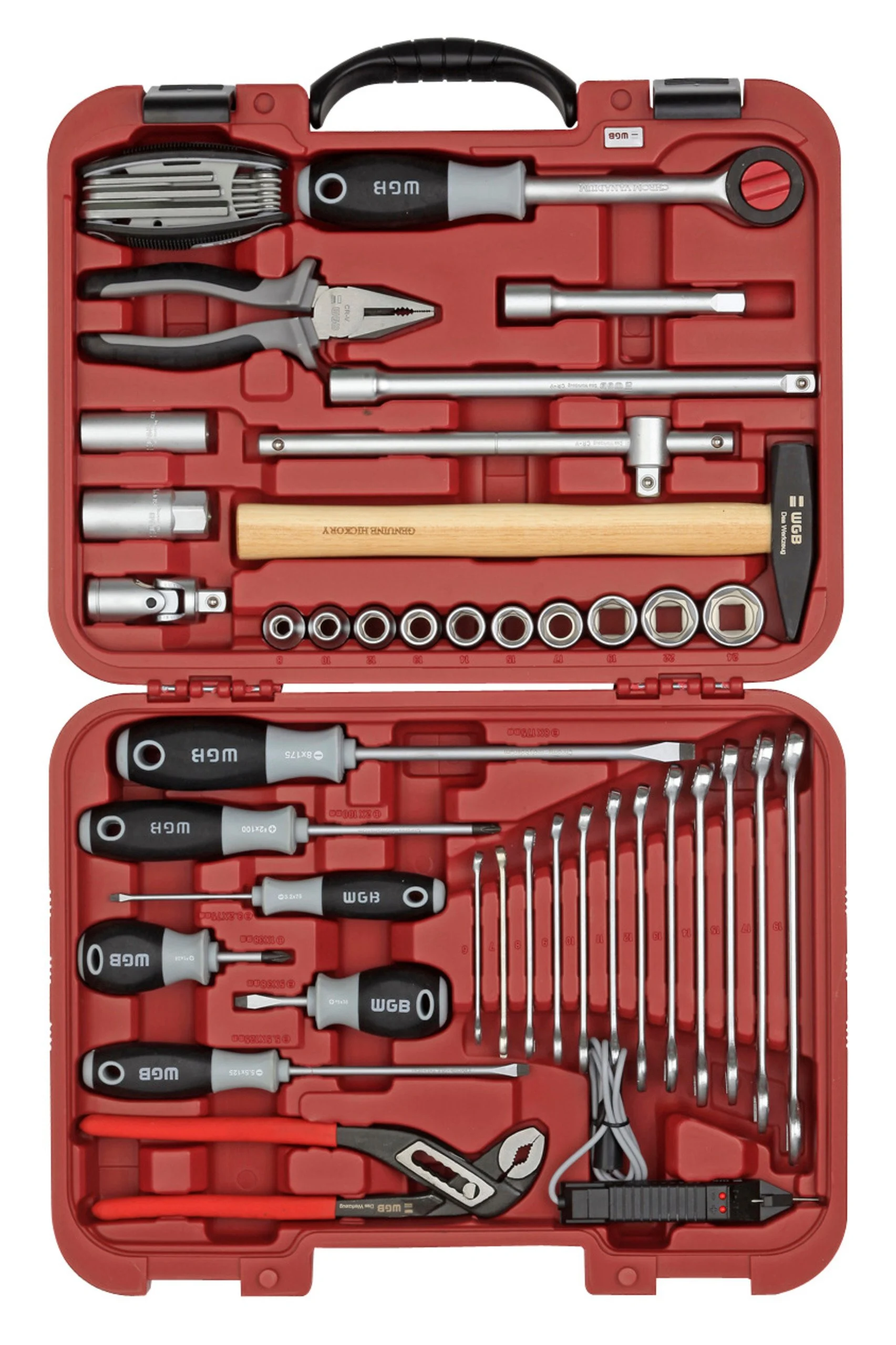 WGB Universalwerkzeugkoffer, 47-teilig