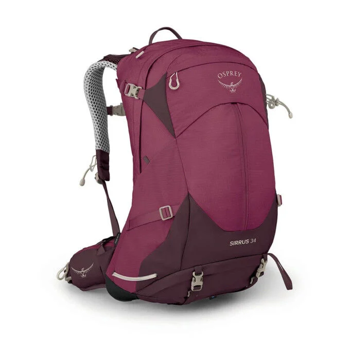 Zaino da trekking da donna Osprey Sirrus 34 - Elderberry Purple/Chiru Tan